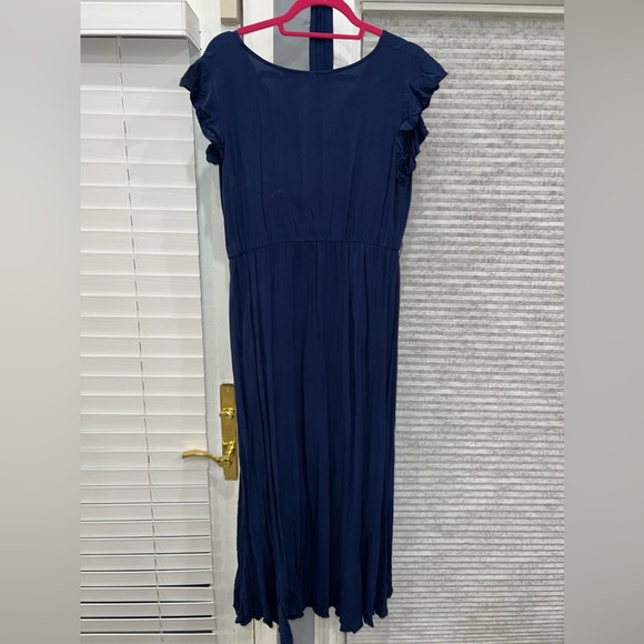 Women's Spring/Summer Boho V-Neck Maxi Dress - Picture 4 of 9